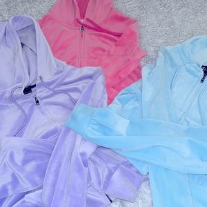 Cropped Velour Jackets